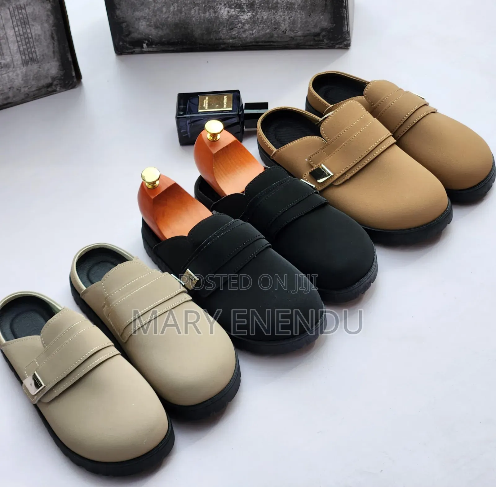 Designer -Inspired Backless Loafers