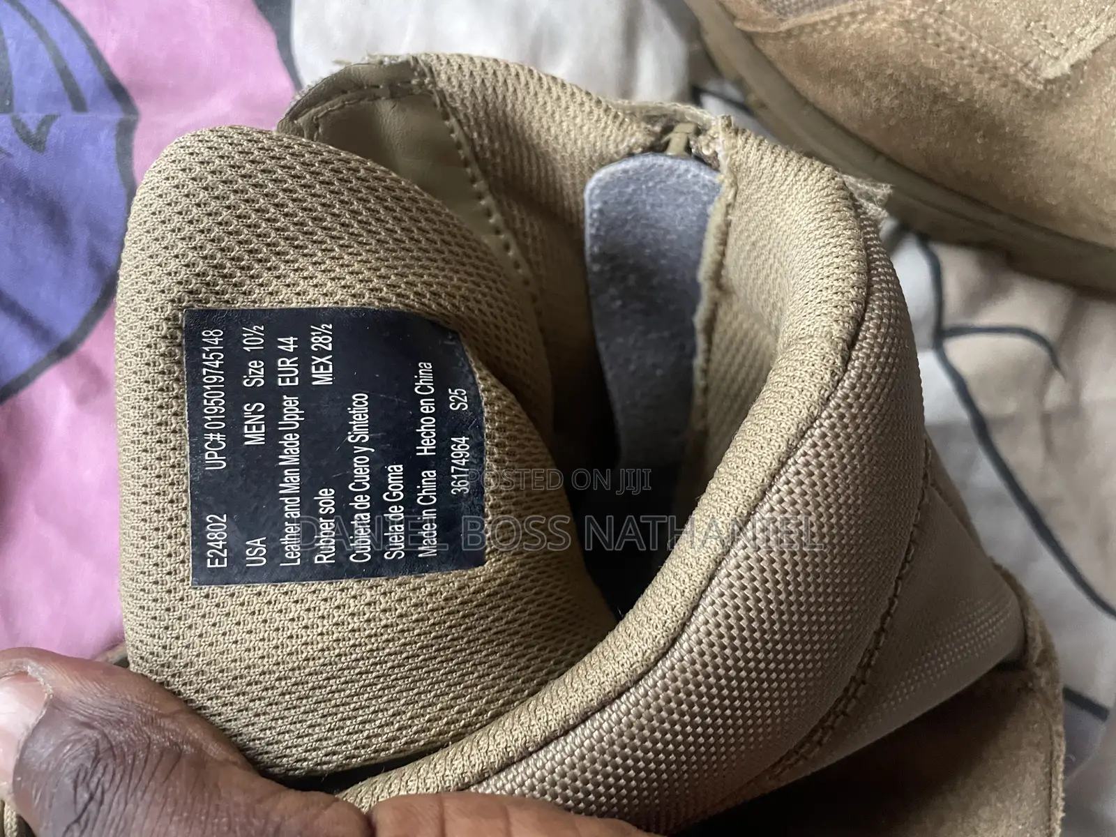 Foreign Used Tactical Desert Combat Boot