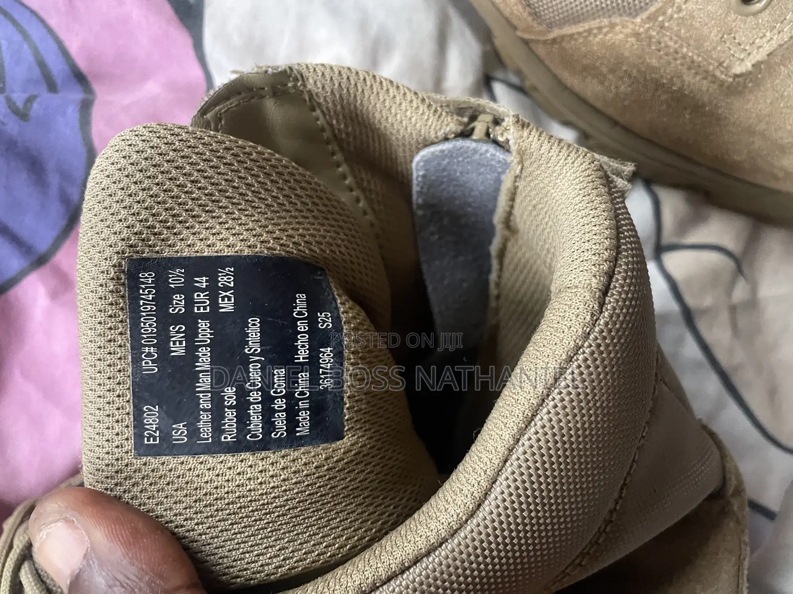 Foreign Used Tactical Desert Combat Boot