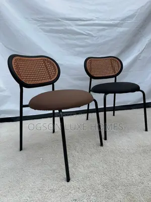 Metal Restaurant Chair With Unique Backrest