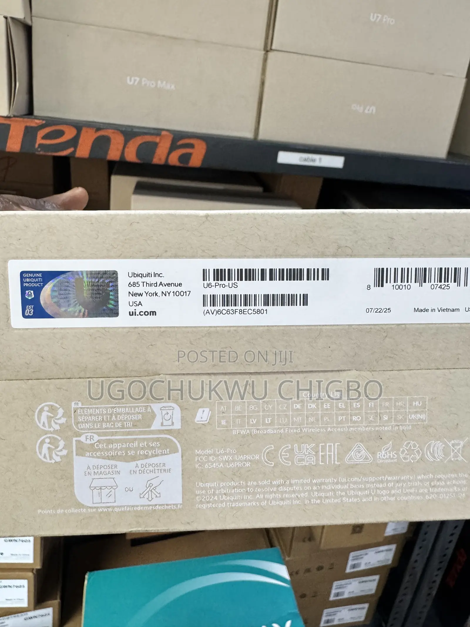 Ubiquity U6 Pro Us Wifi 6 Access Point