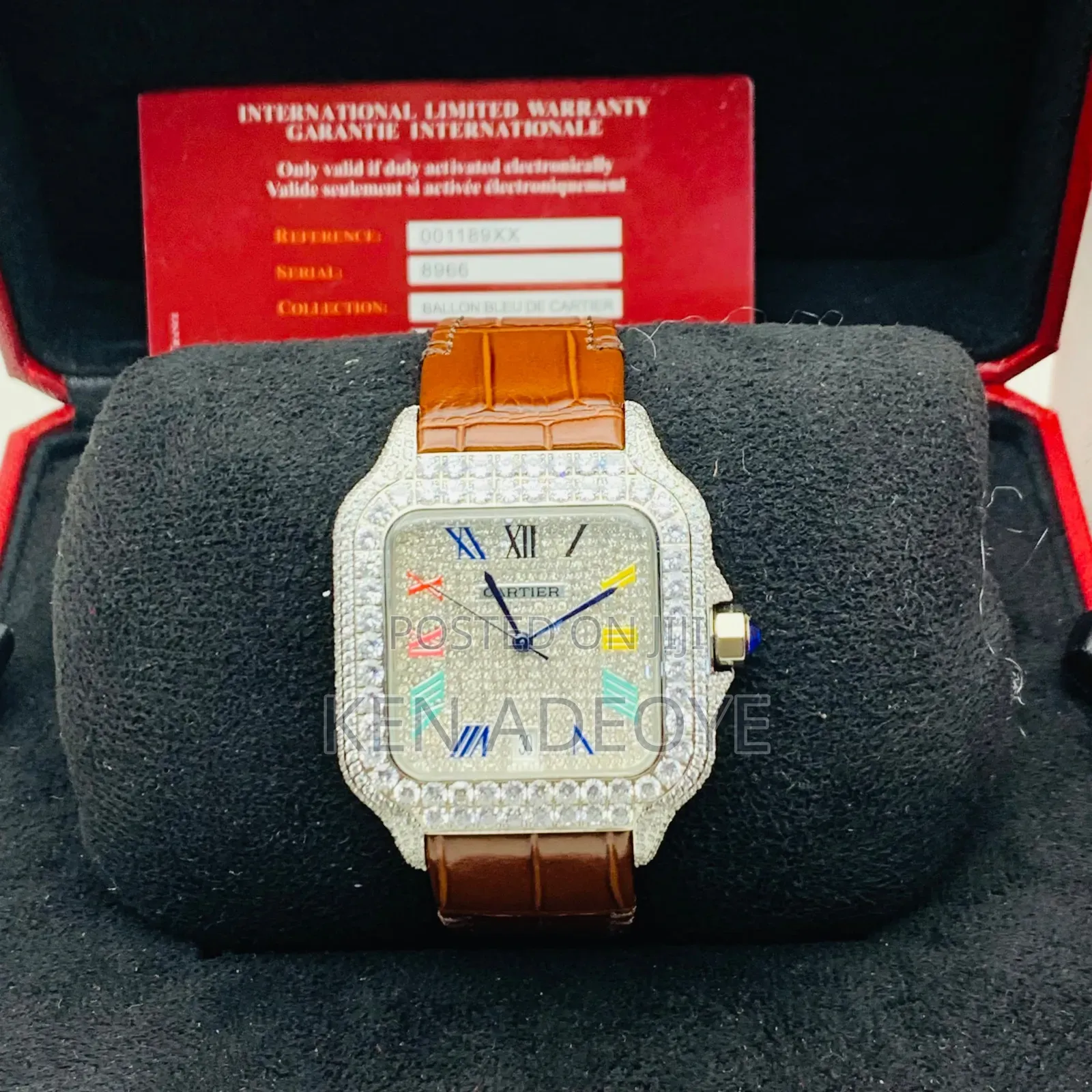 Cartier Leather Full Stone