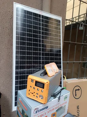 Energy Saving Solar Generator With Rechargeable Battery