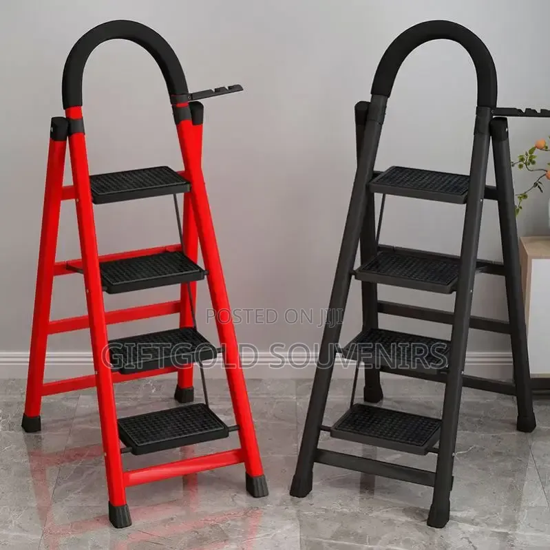 Multipurpose 4 Step Foldable Steel Ladder