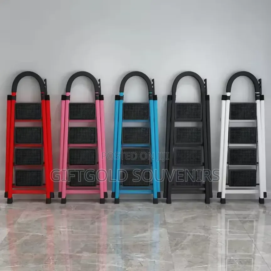 Multipurpose 4 Step Foldable Steel Ladder