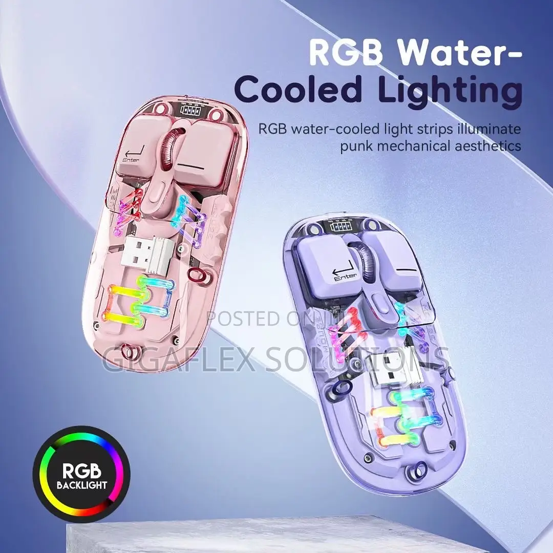 Rechargeable Transparent Wireless Mouse