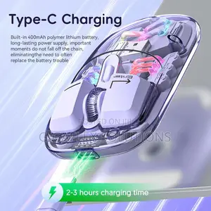 Rechargeable Transparent Wireless Mouse