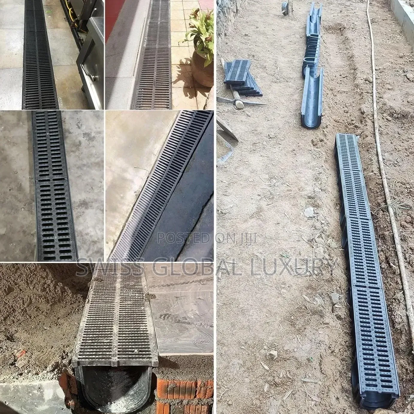 High Grade Compound Floor Drain 100cm