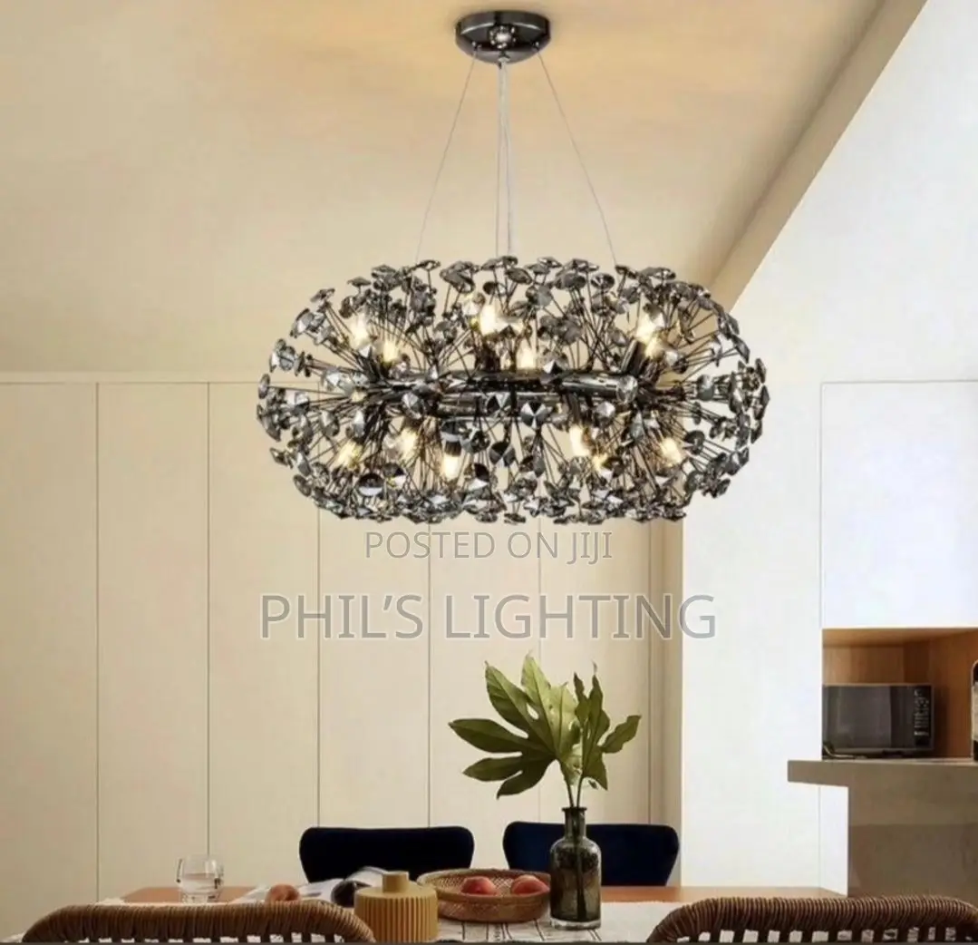Luxury Crystal Dandelion Pendant Lamp