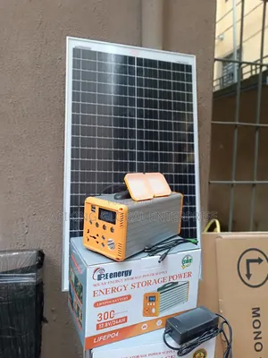 Energy Saving Solar Generator With Rechargeable Battery
