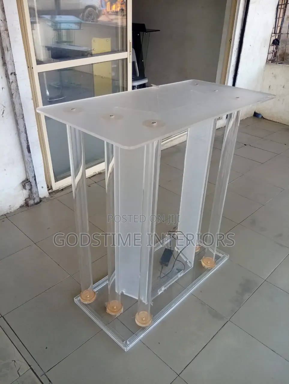 Newly imported.strong and Executive (Glass) Pulpits With Light