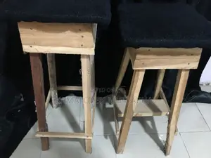 Dual Wooden Stool