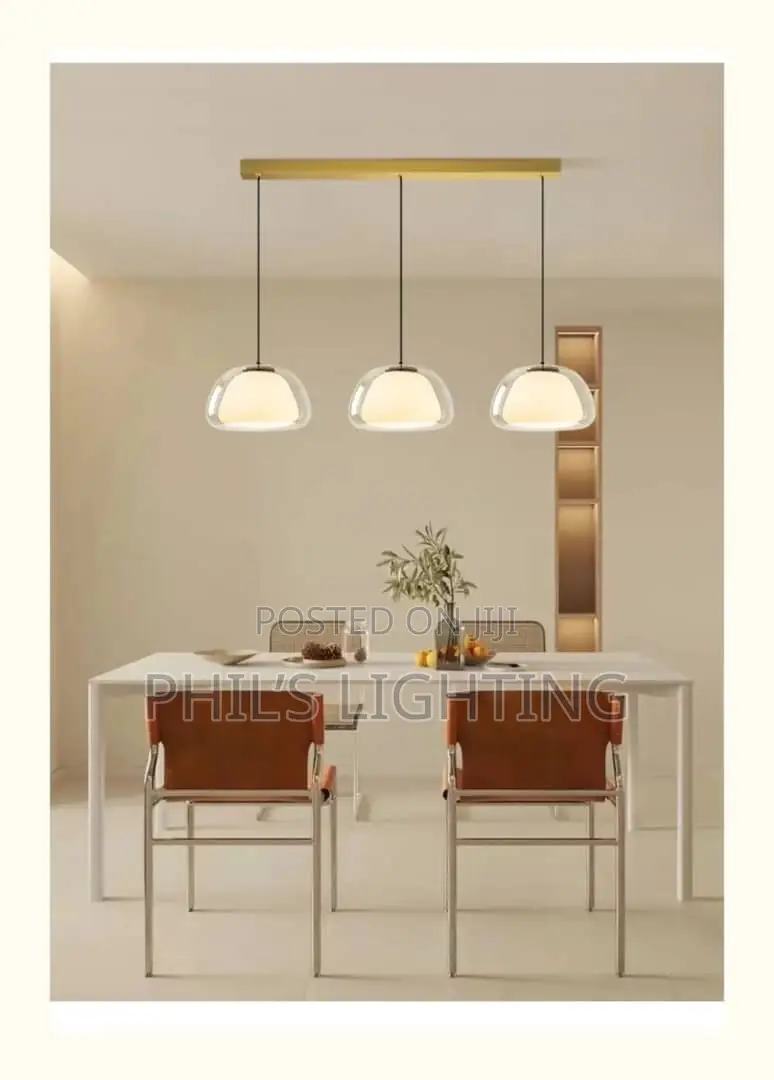 Danish Designer Jelly Amber Chandelier