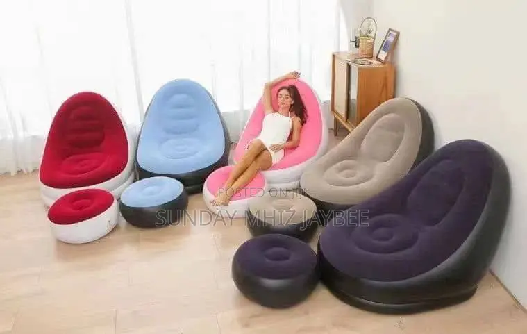 Inflatable Sofa With Leg Rest