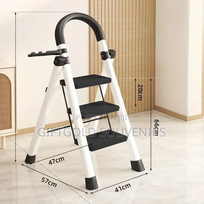 3- Step Foldable Steel Household Ladder