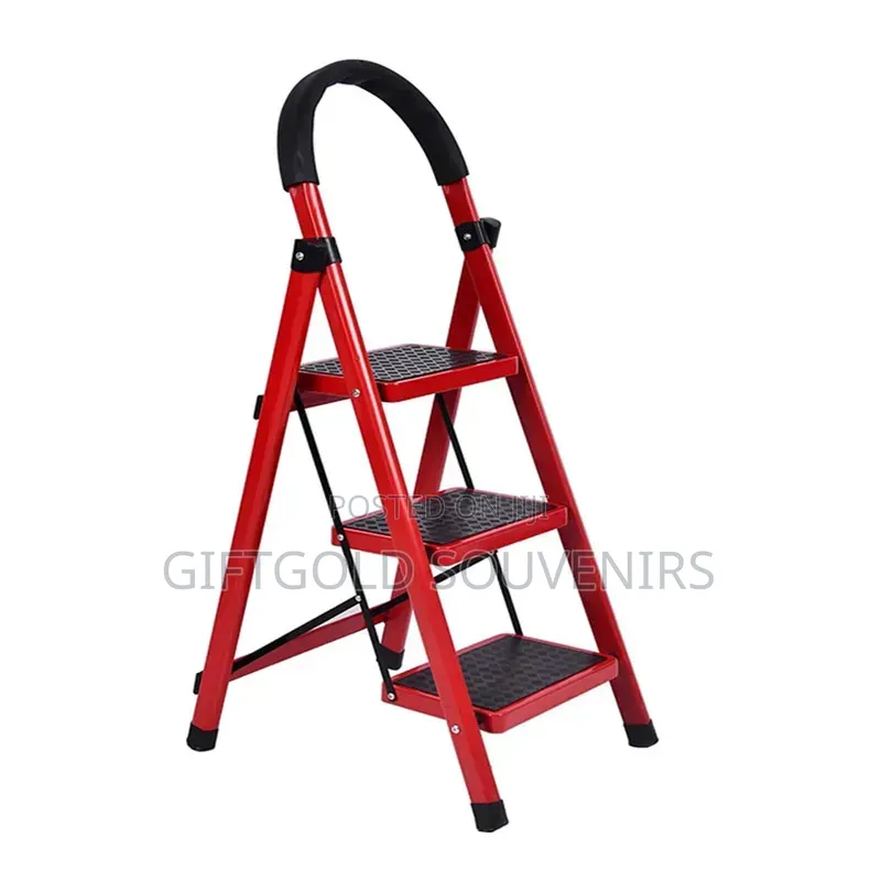 3- Step Foldable Steel Household Ladder