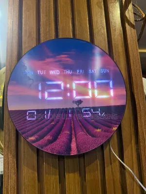 Art Led Digital Wall Clock
