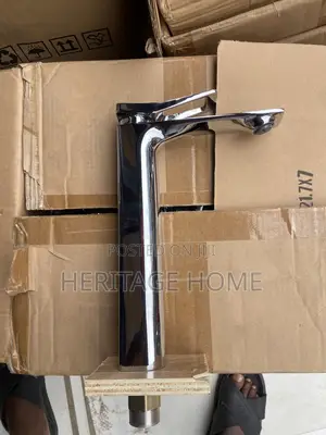 Luxury Tall Basin Mixer Tap – Modern Chrome Finish