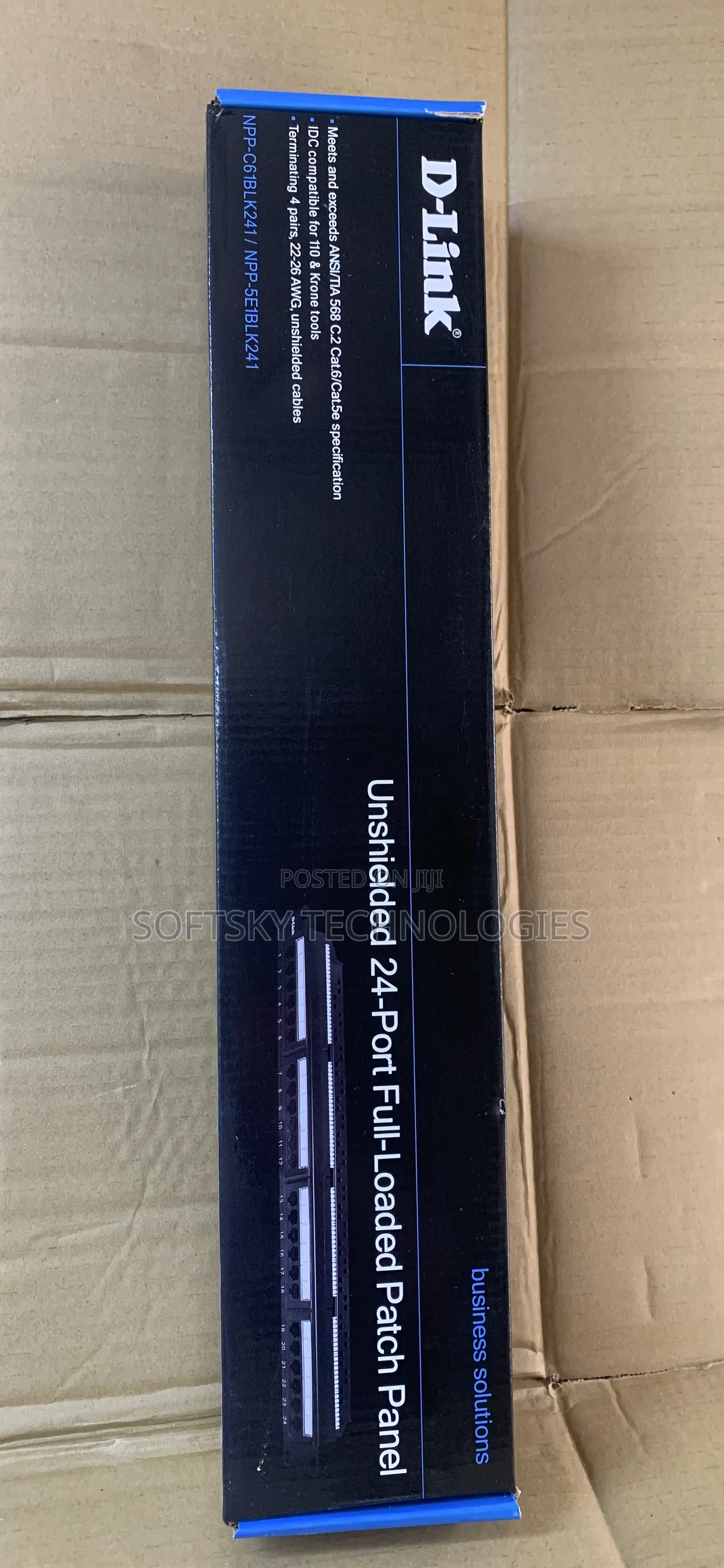 Dlink Unshielded 24-Port Patch on Anel