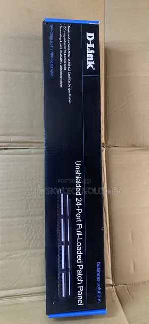 Dlink Unshielded 24-Port Patch on Anel