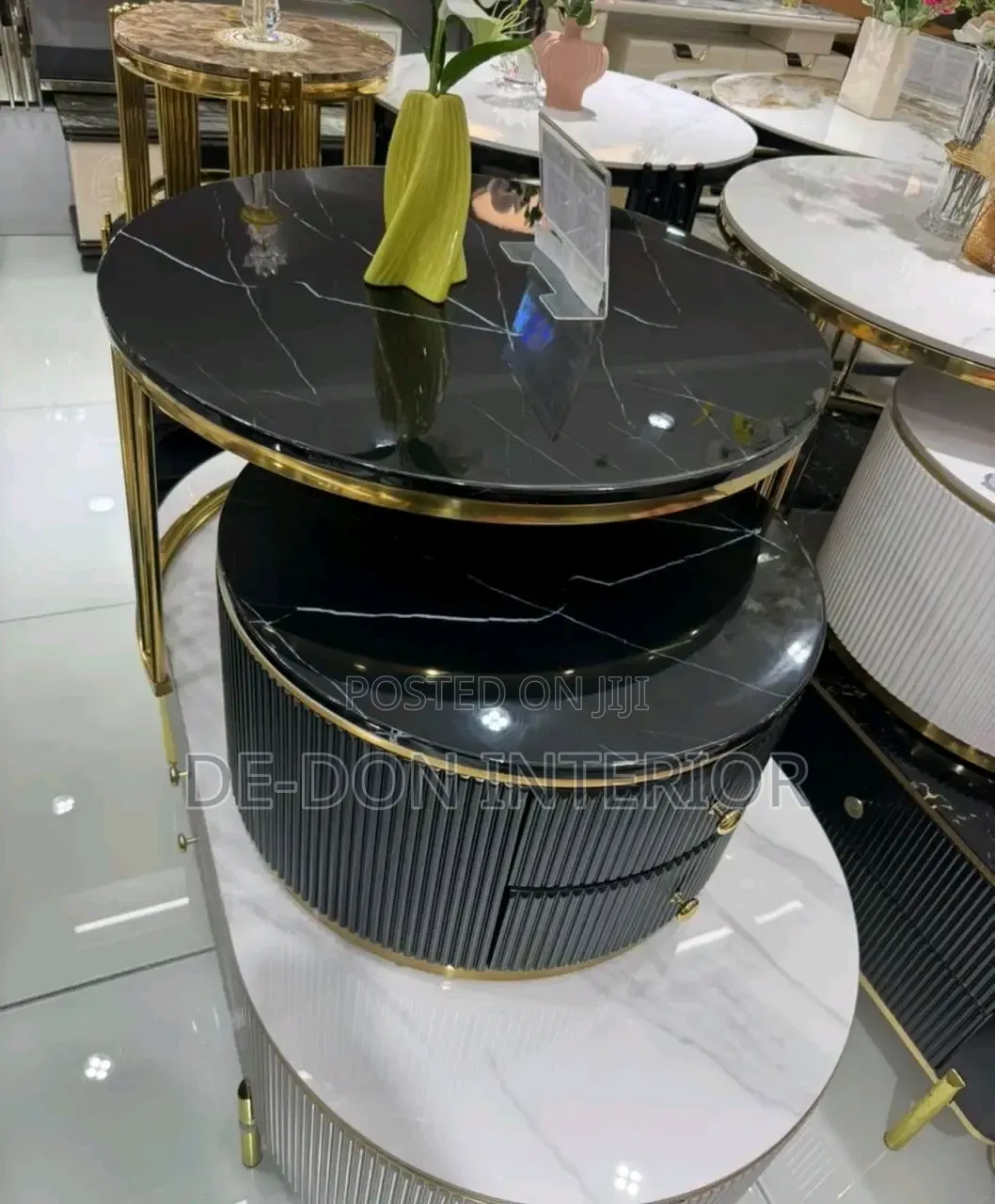 Center Table With Side Stool (1+1)