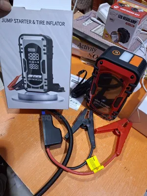 Multi-Function Car Jump Starter and Air Compressor.