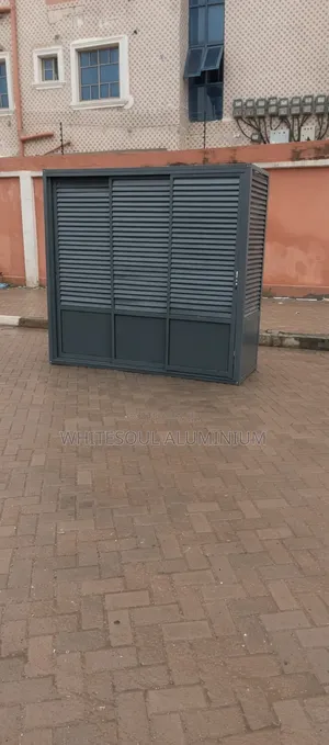 Weatherproof Louvered Solar Battery Inverter Cage