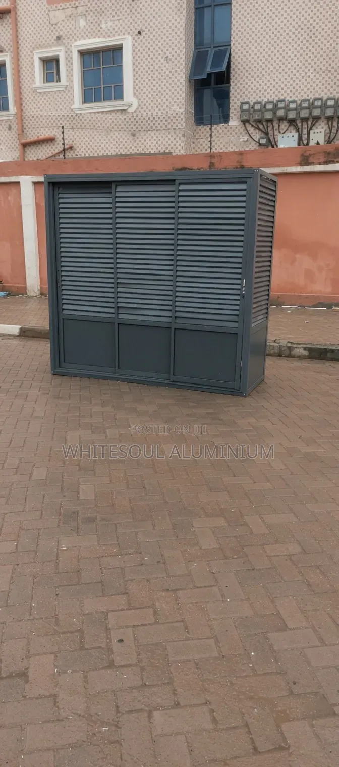 Weatherproof Louvered Solar Battery Inverter Cage