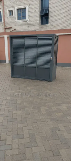 Weatherproof Louvered Solar Battery Inverter Cage