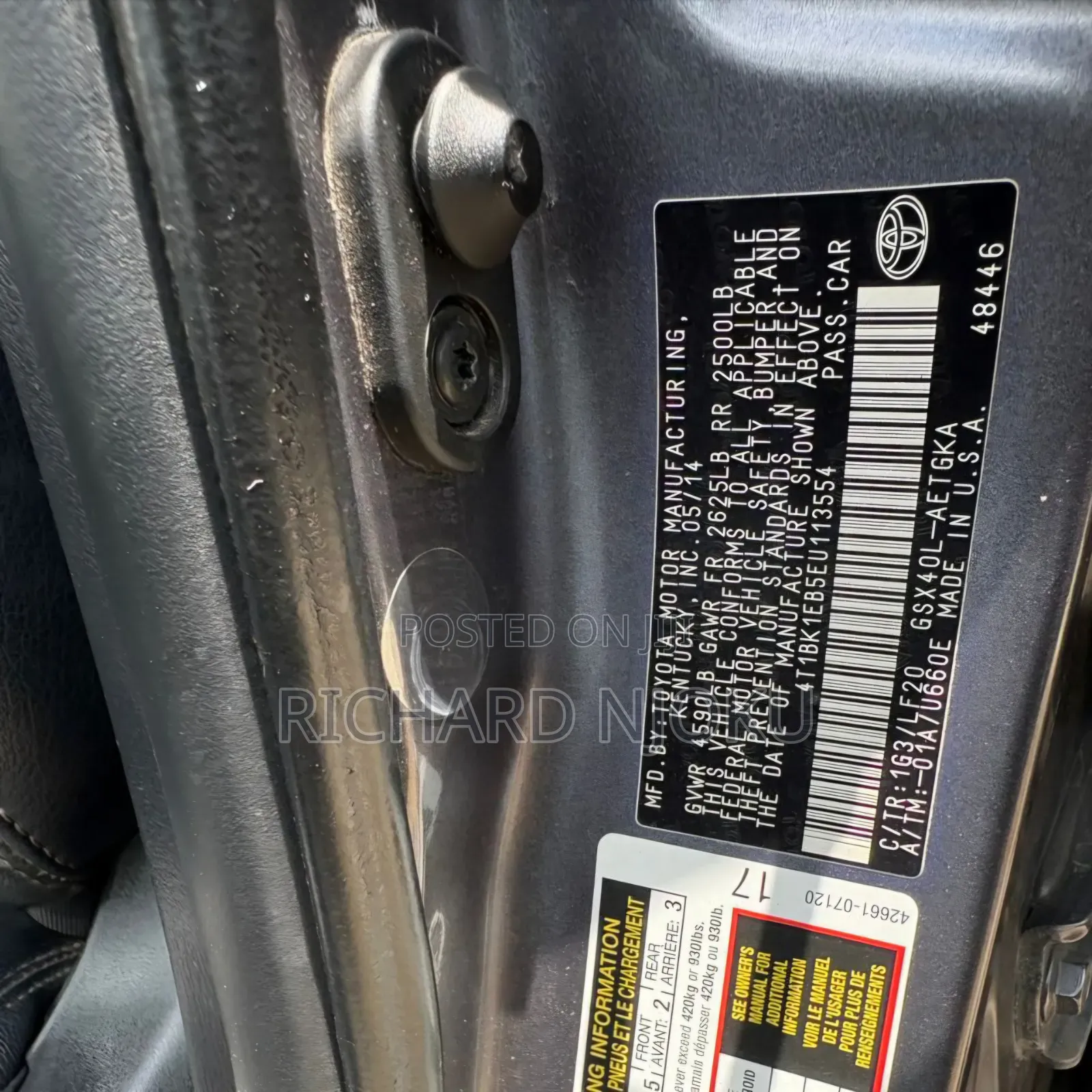 Toyota Avalon 2014 Gray