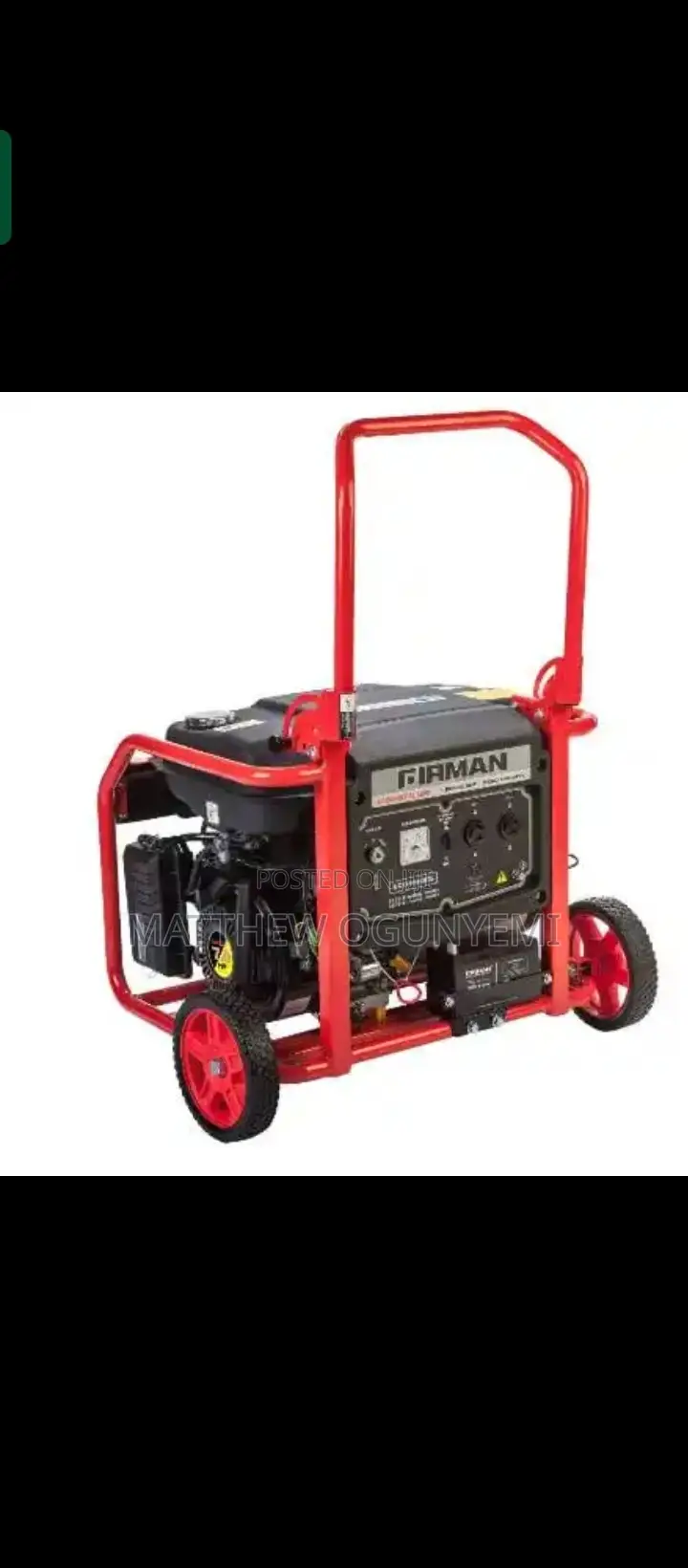 4.5kva Sumec Firman Generator. 100% Copper