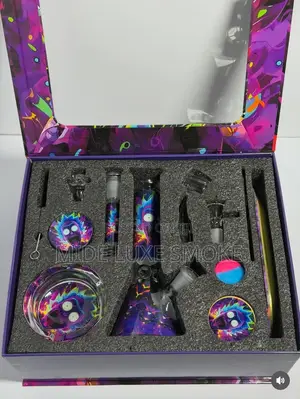 11 Piece Set of Glass Bongs