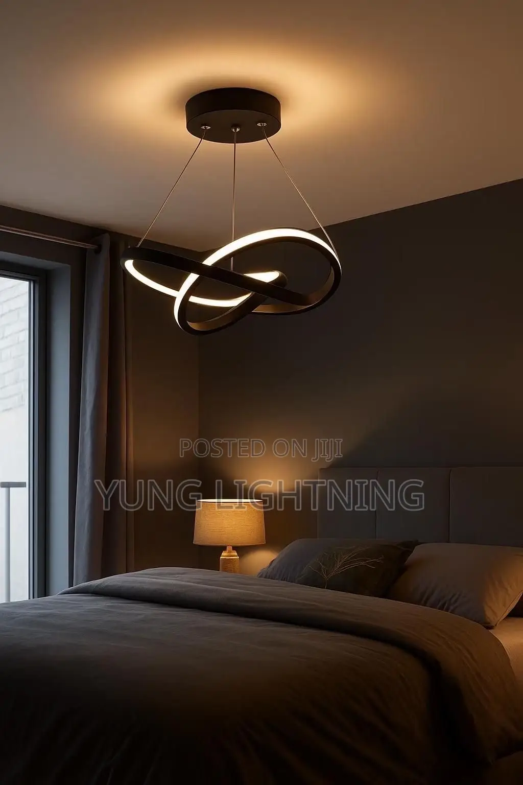 Modern Infinity LED Pendant Chandelier