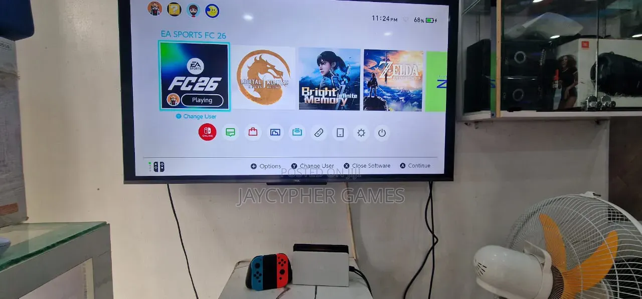 Nintendo Switch With Games