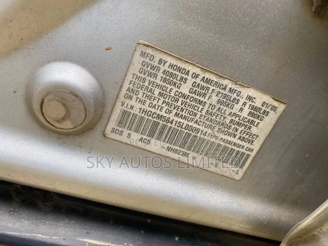 Honda Accord 2006 Silver