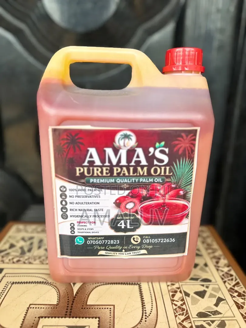Ama's Pure Palmoil(4 Litre)