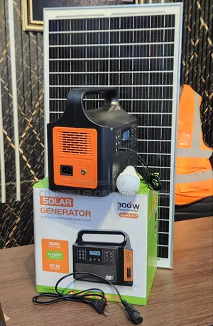 300W Home Outdoor Solar Generator With 50W Panel