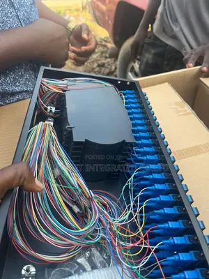 96port FIBRE Patch Panel Complete With Pigtails