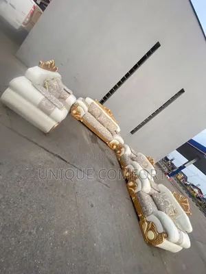 Imported 7 Seaters Royal Leather and Fabric Sofa Set With Pillows
