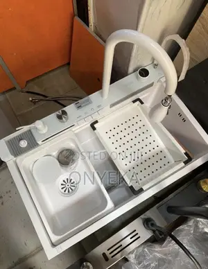 White Luxury Kitchen Sink