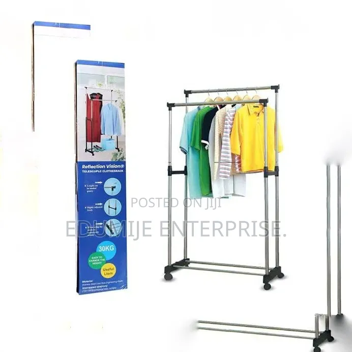 Double Pole Telescopic Clothrack