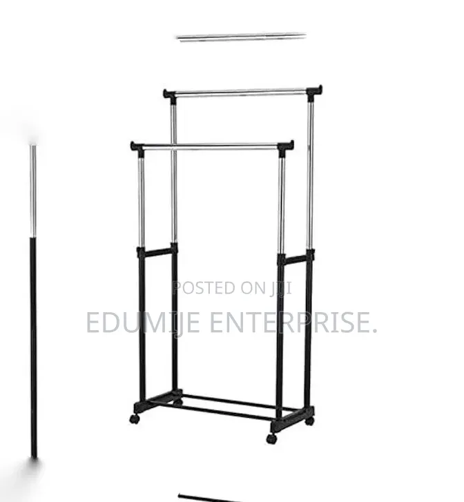 Double Pole Telescopic Clothrack