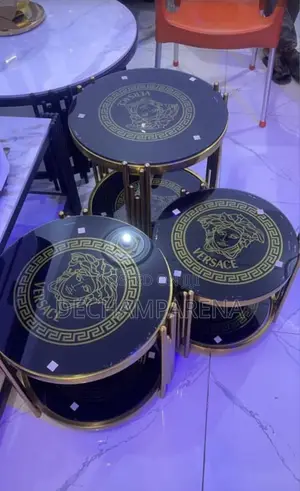 Versace 3in1 Sidestool Glass