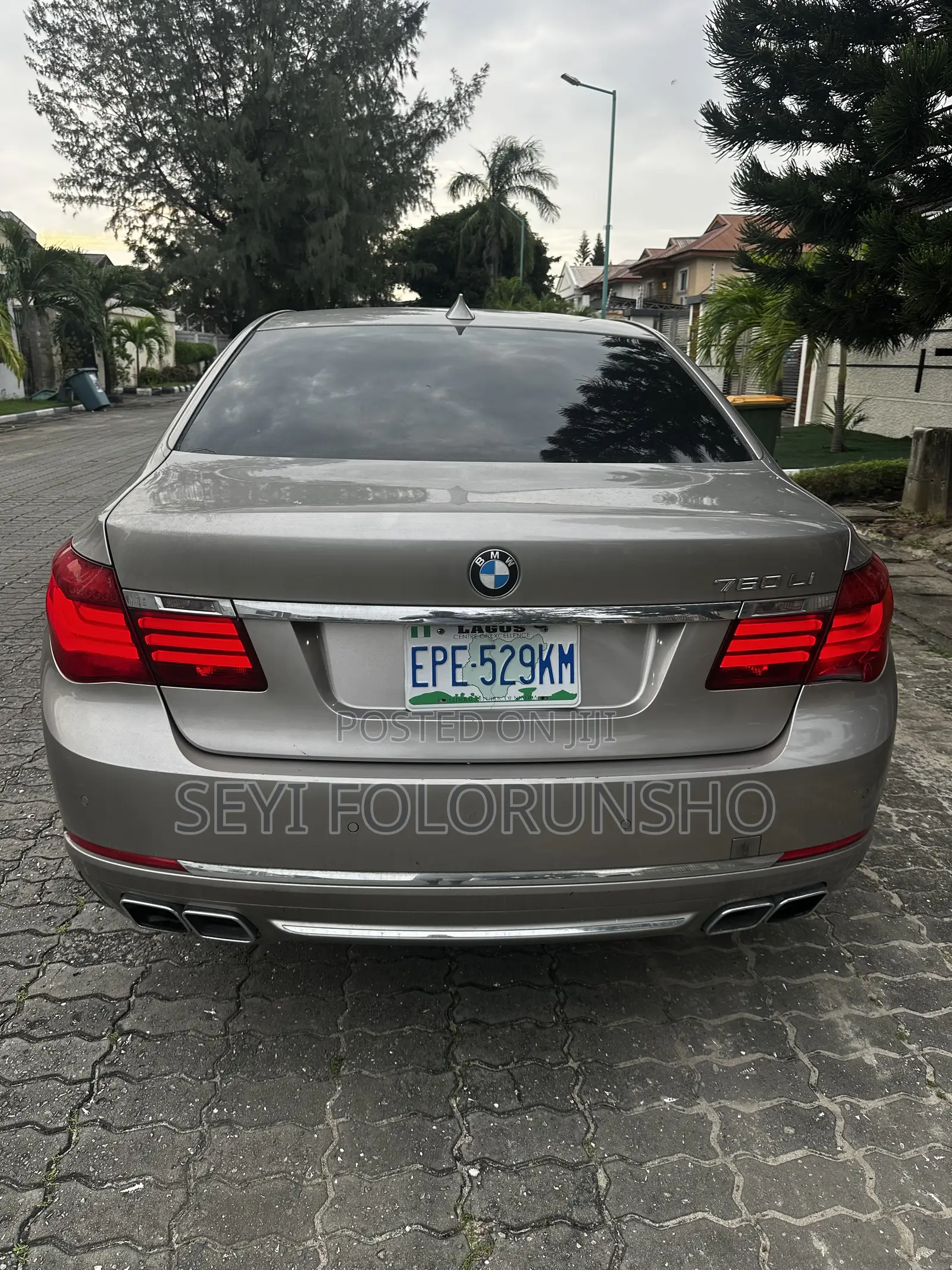 BMW 760 2015 Gold