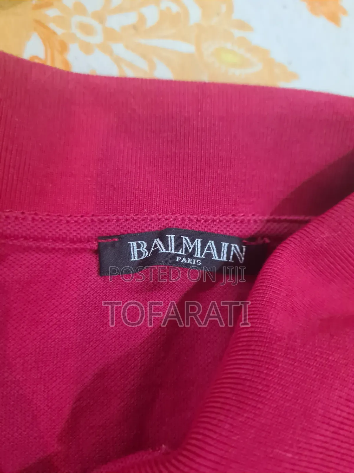 Balmain Red Tshirt