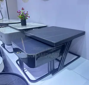 Square Shape Coffee Table With Drawer (Swipe