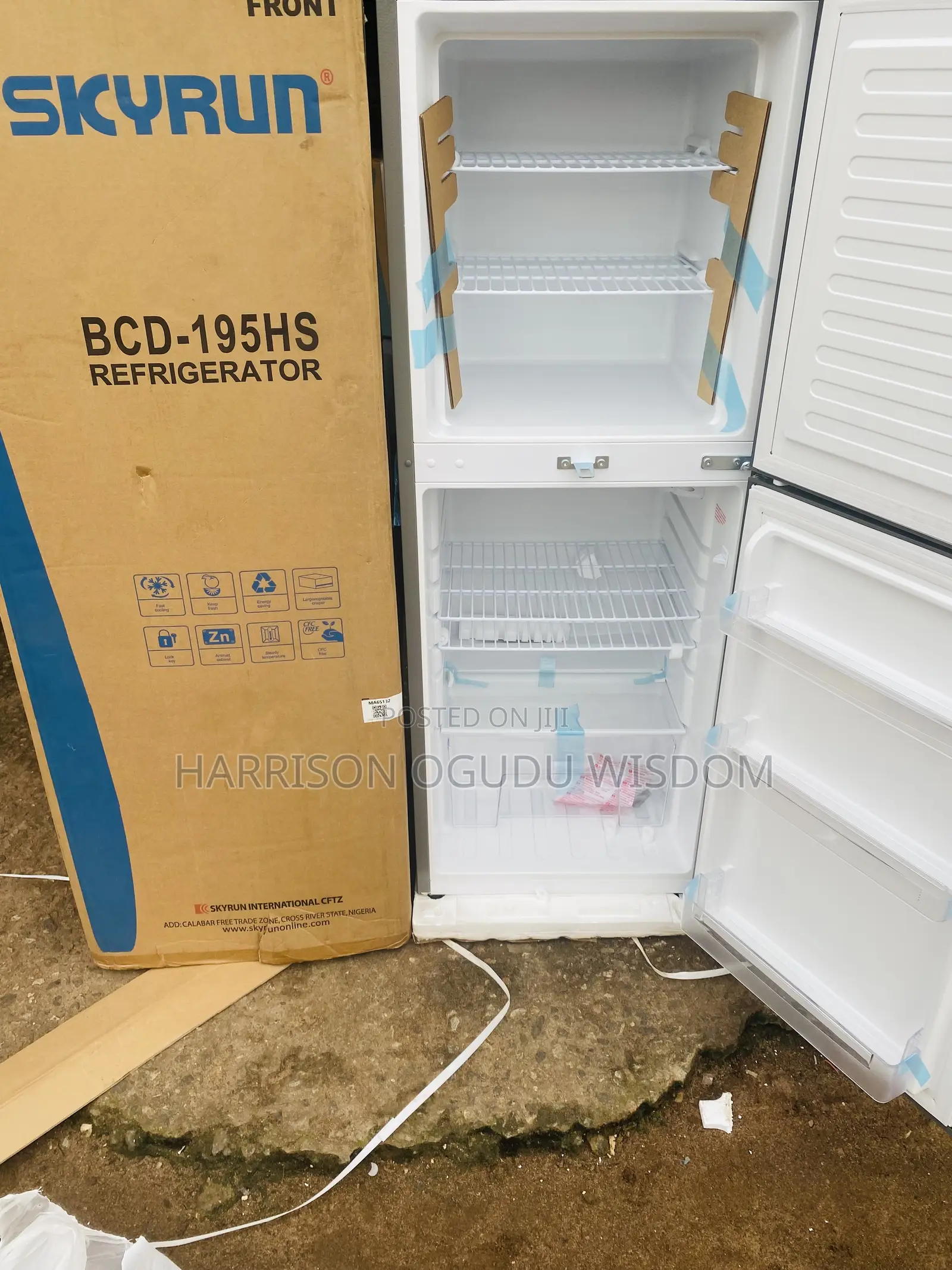 Skyrun Refrigerator 195L Available for Sale
