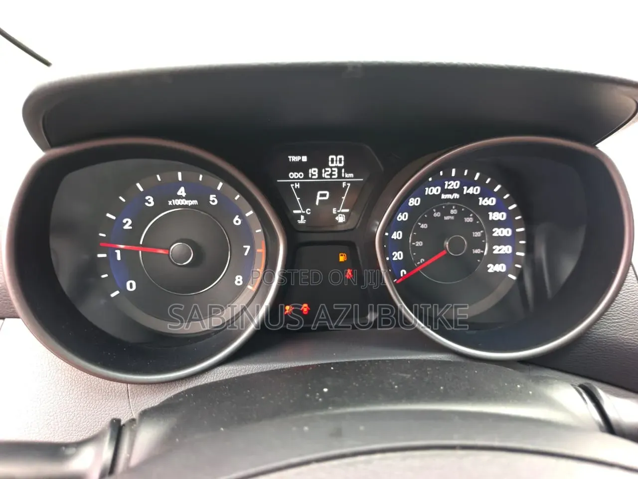 Hyundai Elantra GLS Automatic 2012 Blue
