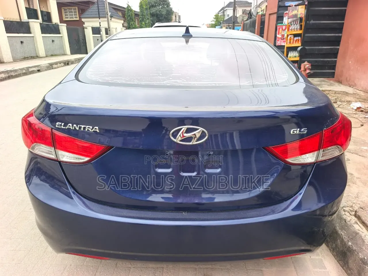 Hyundai Elantra GLS Automatic 2012 Blue