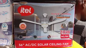 20W AC/Dc Solar Ceiling Fan Long Blade